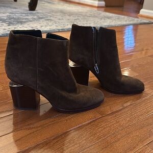 Alexander Wang Suede Ankle Boots Size 38.5